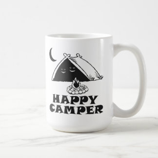 De Café Caneca do campista feliz