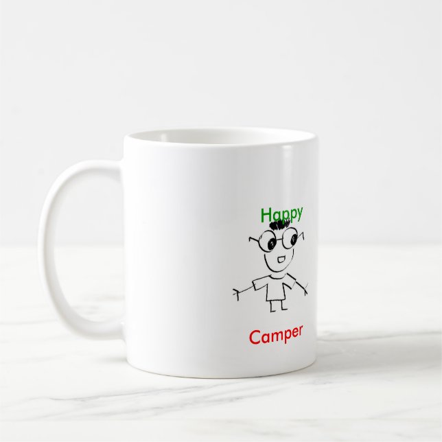 De Café Caneca do campista feliz (Esquerda)