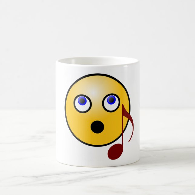 De Café Caneca do canto Emoji (Centro)