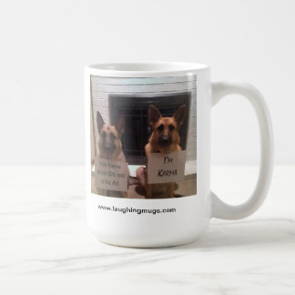 De Café Caneca do cão das karmas