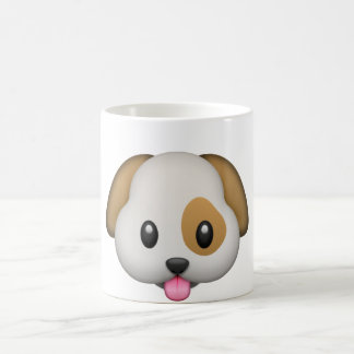 De Café caneca do cão do emoji