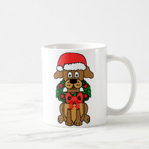 De Café Caneca do cão do Natal