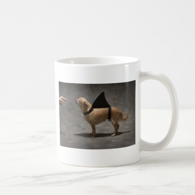 De Café Caneca do cão do tubarão (Direita)