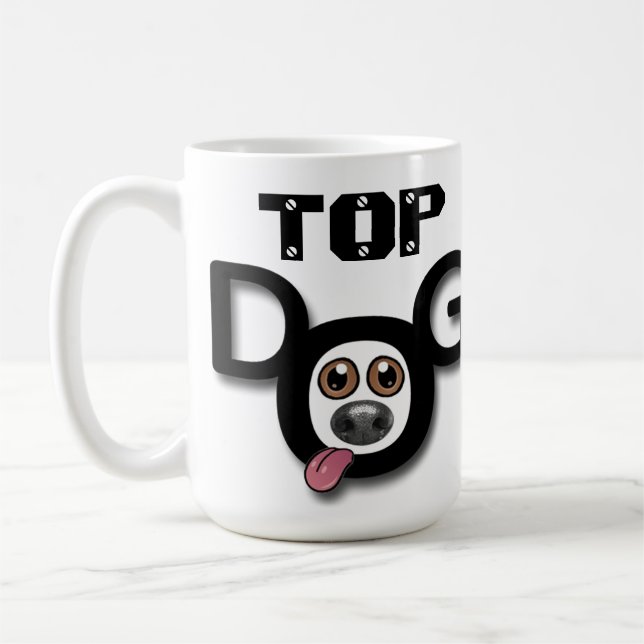 De Café Caneca do cão superior (Esquerda)