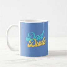 Caneca do Cara do Pai Fundo Azul Claro