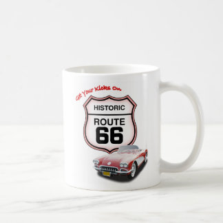De Café Caneca do carro da rota 66