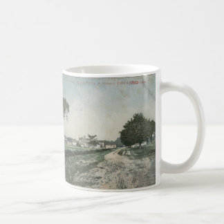 De Café Caneca do cartão do abanador da família da igreja