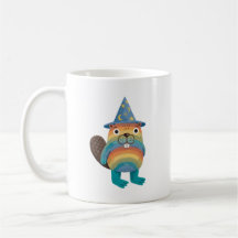 Caneca do Castor Mágico Fofo
