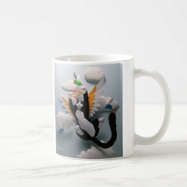 De Café Caneca do céu do gato (Direita)