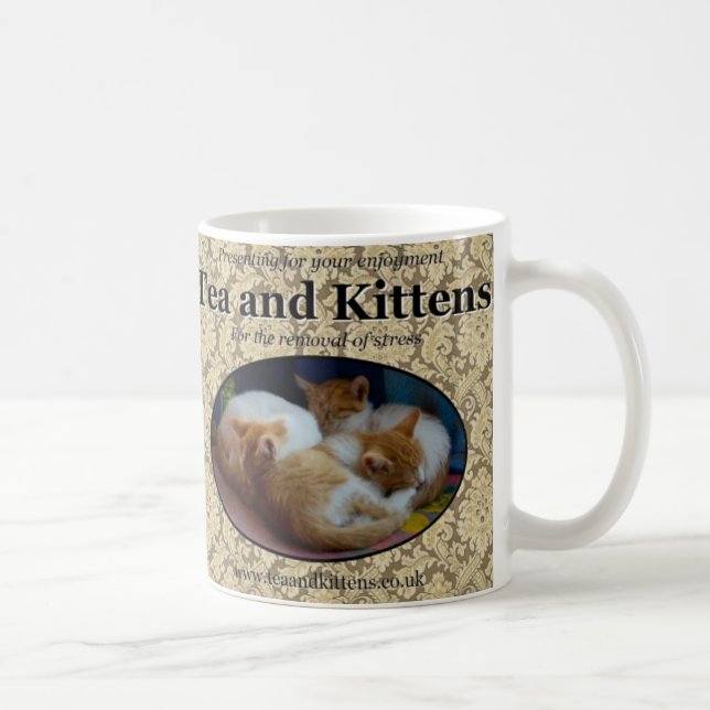 De Café Caneca do chá e dos gatinhos (Direita)