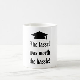 De Café Caneca do chapéu da graduação