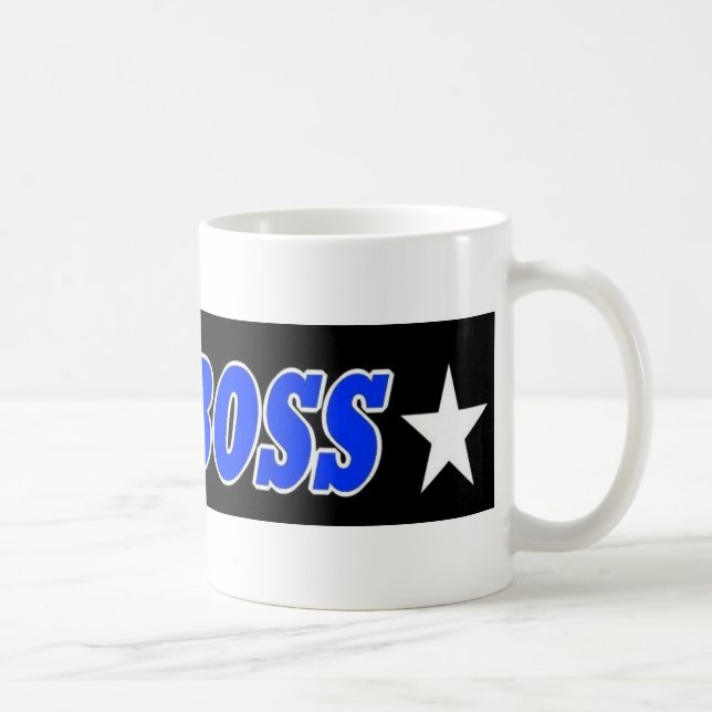 De Café Caneca do chefe C da equipe KPM (Direita)