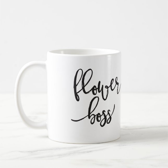 De Café Caneca do chefe da flor (Esquerda)