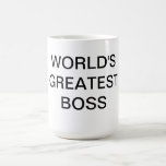 De Café Caneca do chefe do mundo a grande<br><div class="desc">Pode o senhor mesmoser- um presente, ou um presente para esse chefe perfeito.</div>