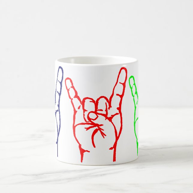De Café Caneca do chifre da cor do metal 3 (Centro)