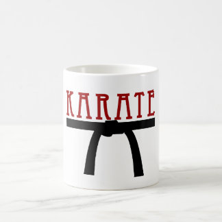 De Café Caneca do cinturão negro do karaté