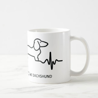 De Café Caneca do clássico da pulsação do coração do