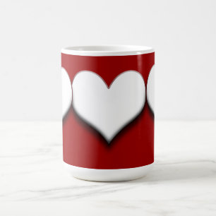 De Café Caneca do coração