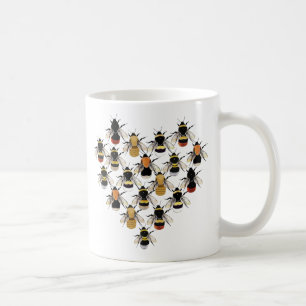 De Café Caneca do coração da abelha