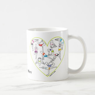 De Café Caneca do coração da ioga