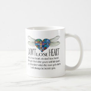De Café Caneca do coração da libélula