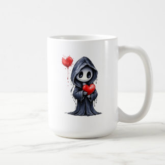 De Café Caneca do Coração da Morte Gótica Fofa – Halloween