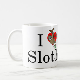 De Café Caneca do coração da preguiça