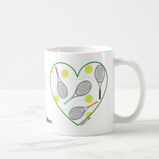 De Café Caneca do coração do tênis