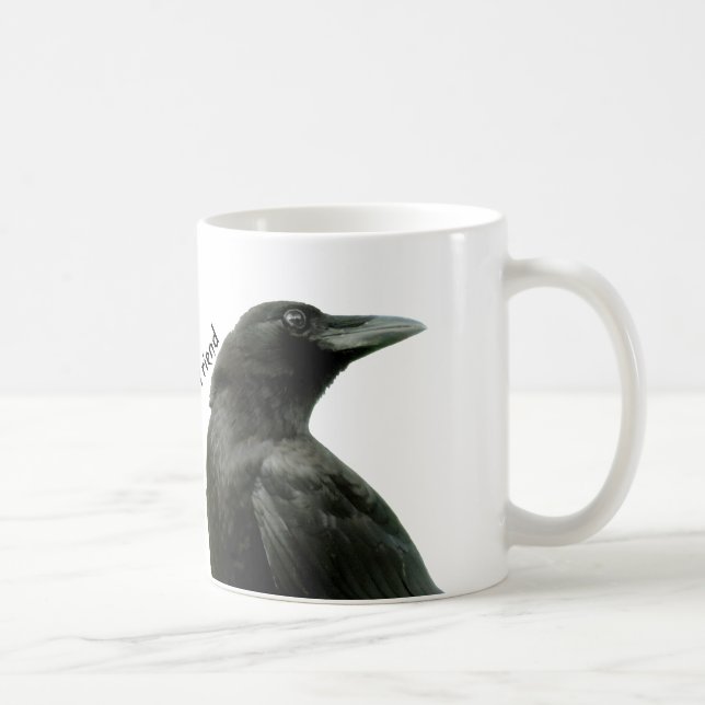 De Café Caneca do corvo do melhor amigo do homem (Direita)