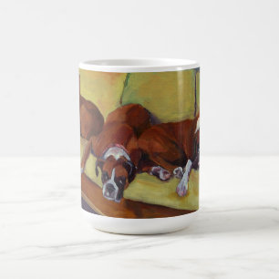 De Café Caneca do costume do Siesta do cão do pugilista