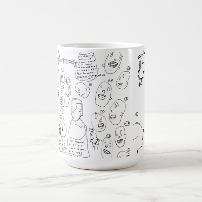 De Café Caneca do crânio do ciclo da batida (Centro)