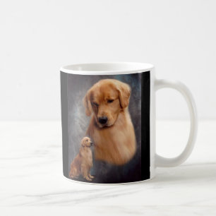 De Café Caneca do crente do golden retriever