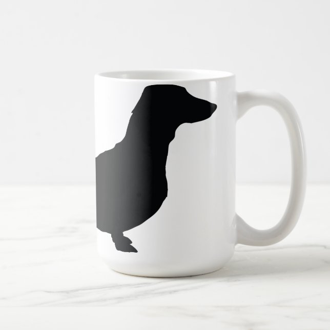 De Café Caneca do Dachshund (Direita)