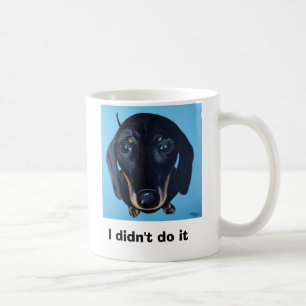 De Café Caneca do Dachshund - eu não a fiz