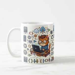 De Café Caneca do Desenvolvedor Gato Codificador