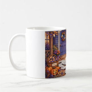 De Café Caneca do Dia das Bruxas do Fantasma do Dachshund