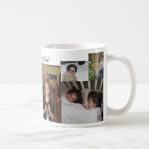 De Café Caneca do dia das mães da colagem da foto