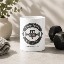Caneca do Dia das Mães Moderna Personalizada para 