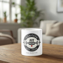 Caneca do Dia das Mães Moderna Personalizada para 