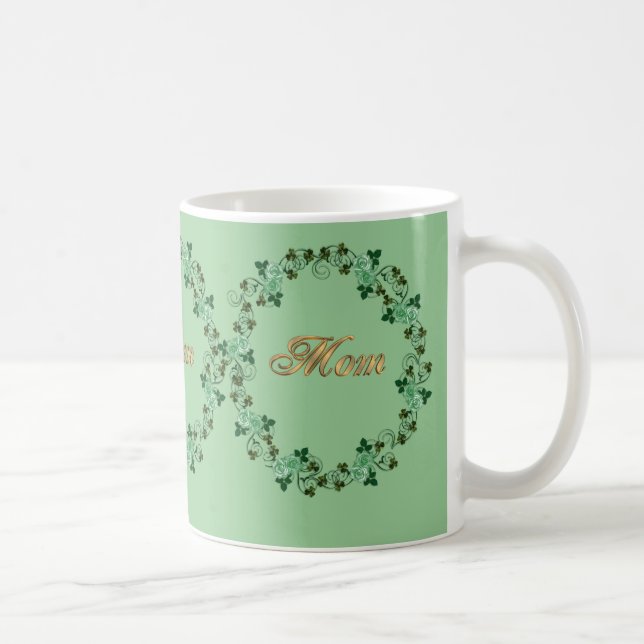 De Café Caneca do dia das mães rosa irlandesa MÃE (Direita)