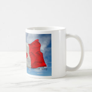 De Café caneca do dia do Canadá