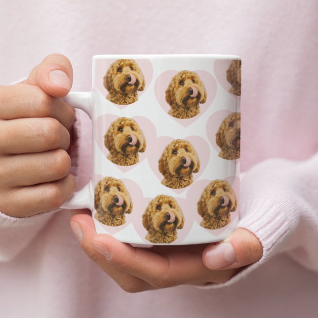 De Café Caneca do Dia dos Namorados com Foto Personalizada (Criador carregado)