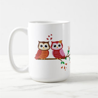 De Café Caneca do dia dos namorados do casal da coruja