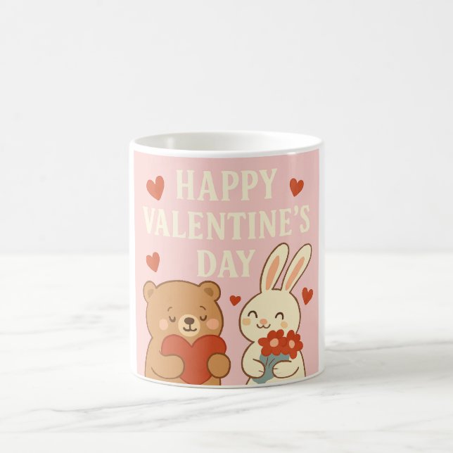 De Café Caneca do Dia dos Namorados do Urso & Coelho Fofos (Centro)