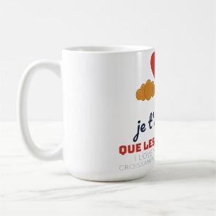 De Café Caneca do Dia dos Namorados Je T'aime Plus Que les
