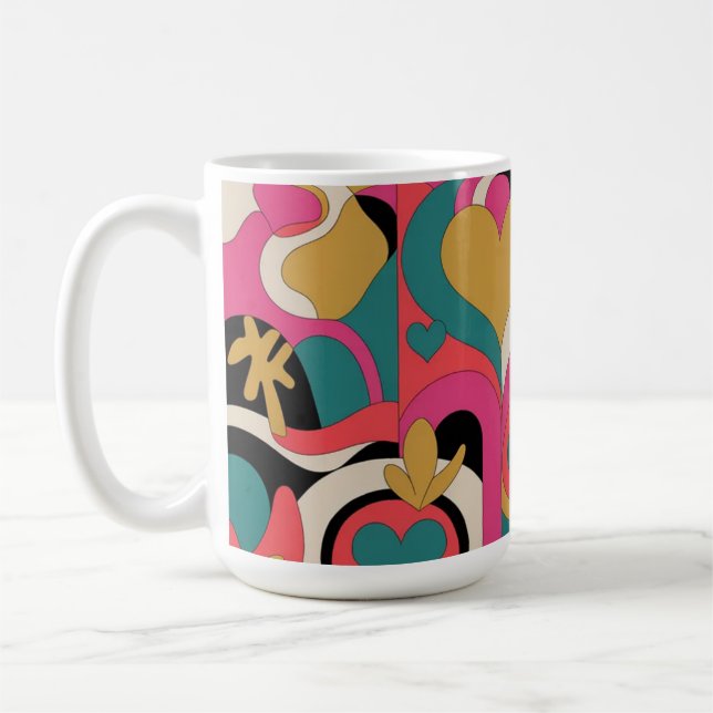 De Café Caneca do Dia dos Namorados | Romântica, Fofa e Ac (Esquerda)