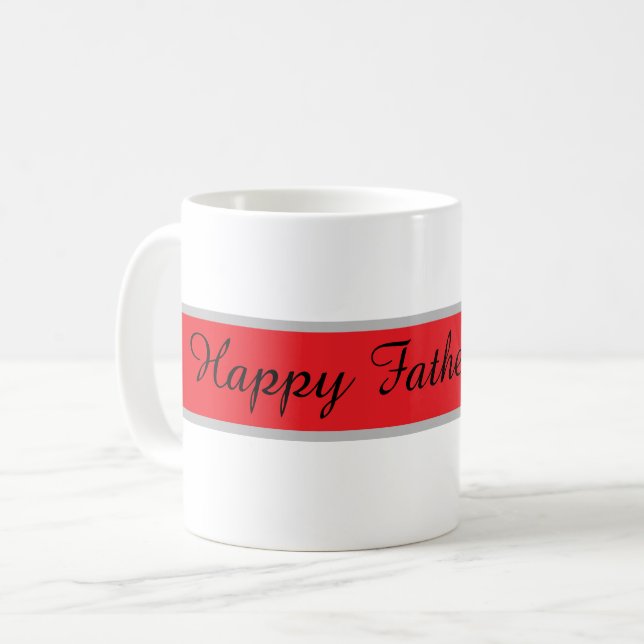 De Café Caneca do Dia Feliz do Pai (Frente Esquerda)
