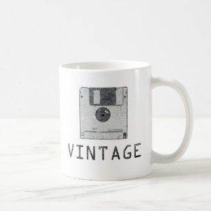 De Café Caneca do disco flexível do vintage