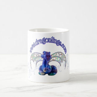 De Café Caneca do dragão com filigrana