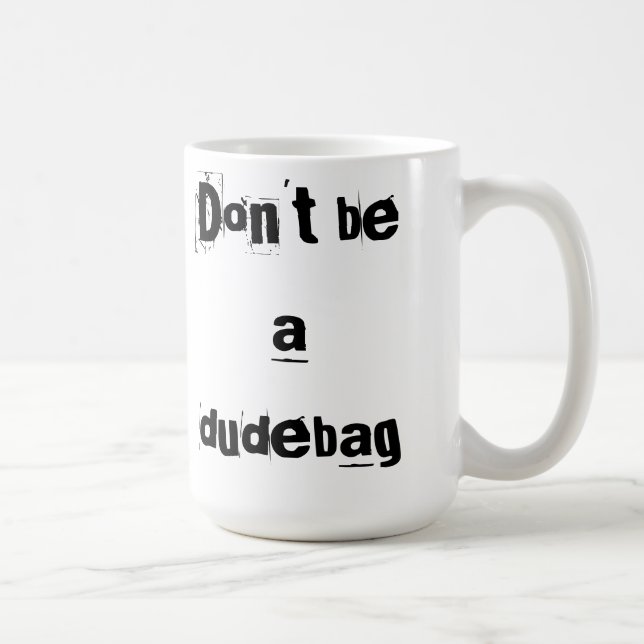 De Café caneca do dudebag (Direita)